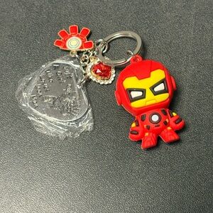 Iron Man Red and Yellow Key Chain